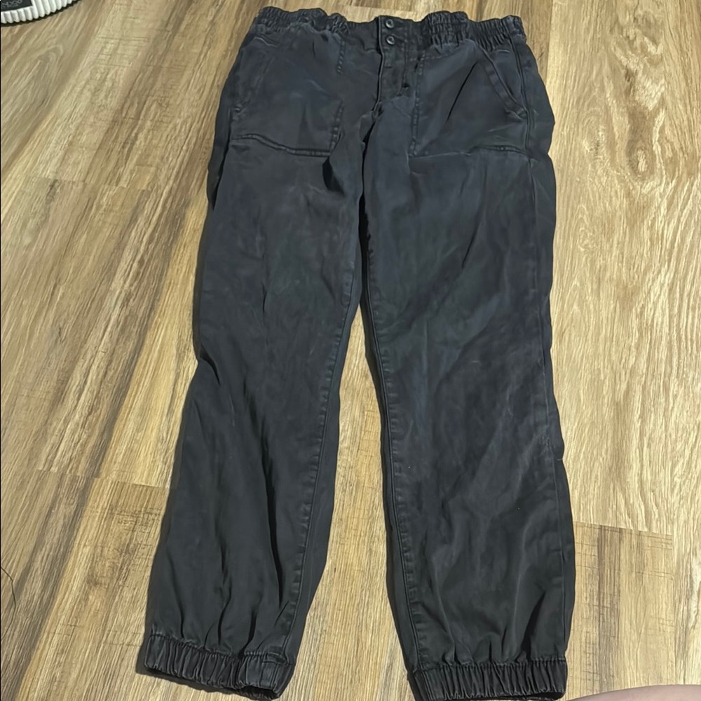 American Eagle Outfitters Charcoal Cargo Jeans Relaxed Fit